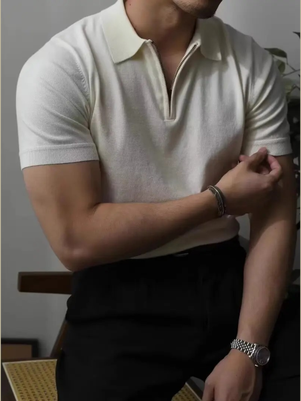 SANTIAGO | POLO CON CREMALLERA | ELEGANCIA MODERNA