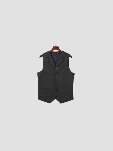 AURELIO | CHALECO DE SASTRERÍA | CORTE ELEGANTE Y VERSÁTIL