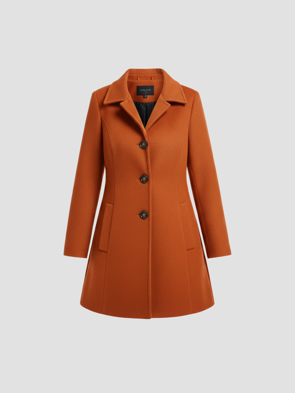 EULENA | ABRIGO DE MUJER CUELLO ALTO – ELEGANCIA LIMPIA Y ABRIGO LIGERO