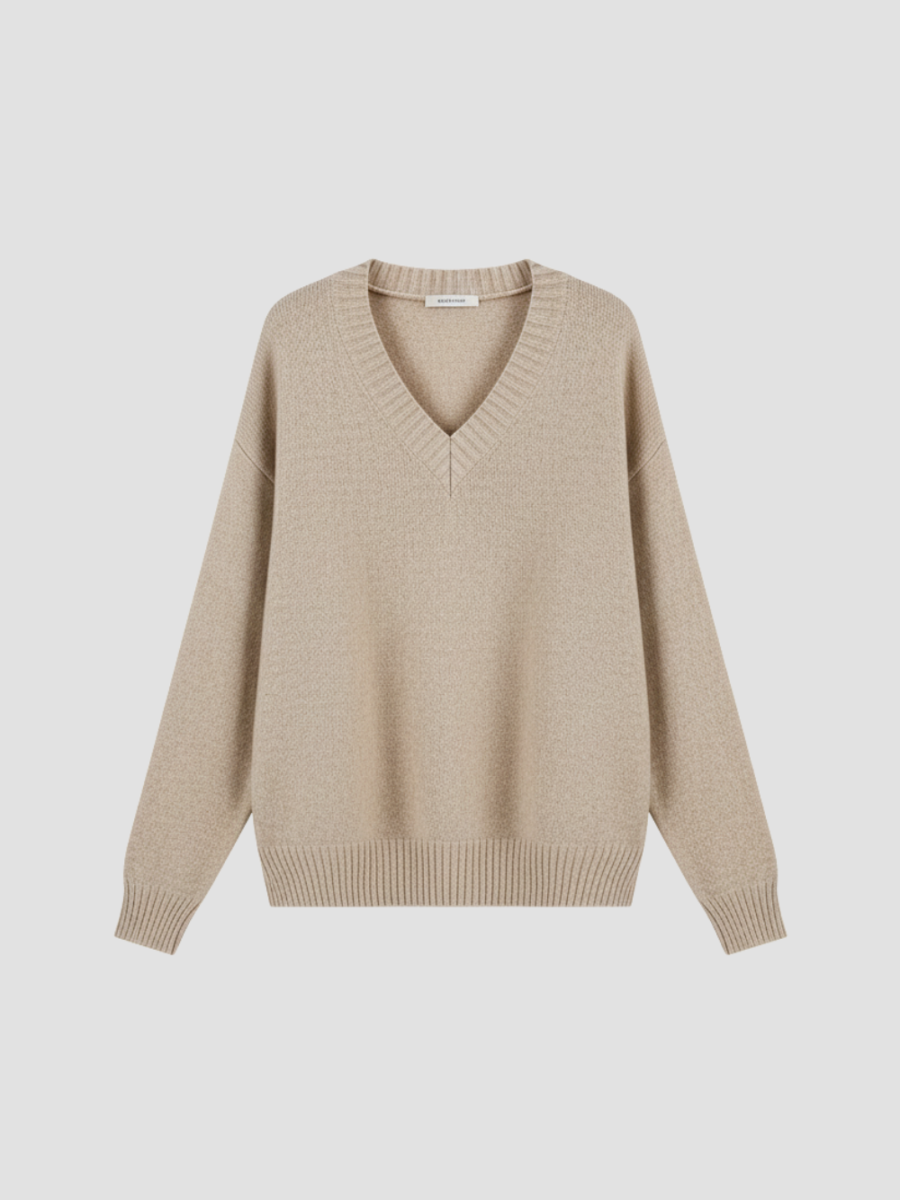 ALTHEVIA | SUÉTER DE MUJER CON ESCOTE EN V – TEXTURA SUAVE Y VERSATILIDAD ELEGANTE