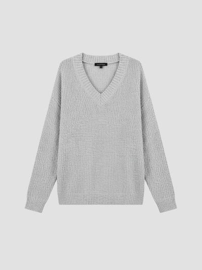 ALTHEVIA | SUÉTER DE MUJER CON ESCOTE EN V – TEXTURA SUAVE Y VERSATILIDAD ELEGANTE