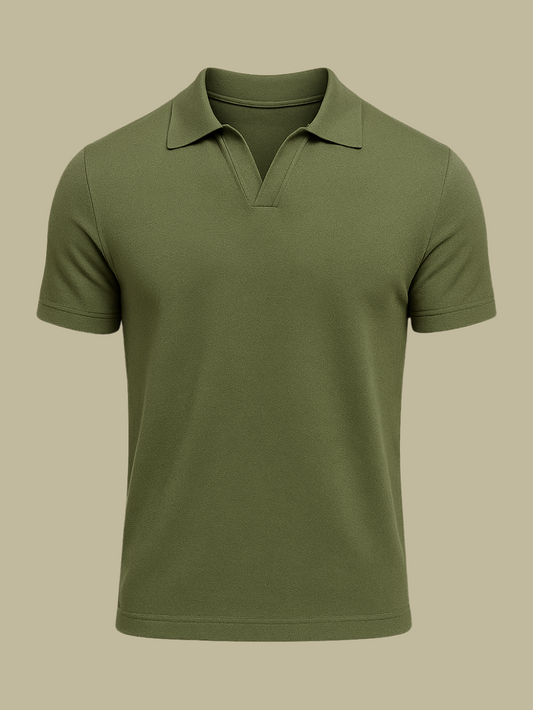 MATEO | POLO HOMBRE ABIERTO | LOOK CASUAL Y REFINADO