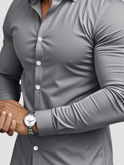 THIAGO | CAMISA ELÁSTICA | ELEGANCIA CONTEMPORÁNEA
