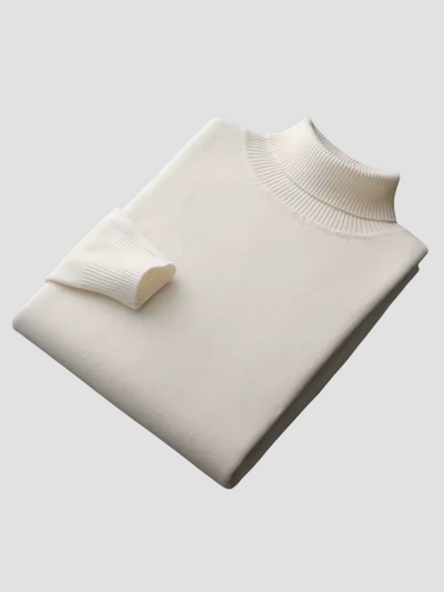 SAÚL | JERSEY DE CUELLO ALTO | LOOK MINIMALISTA Y VERSÁTIL