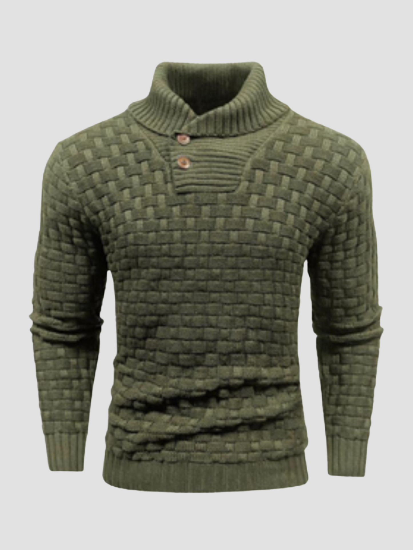 IKERAN | SUÉTER TEXTURIZADO | CUELLO ABOTONADO Y ESTILO