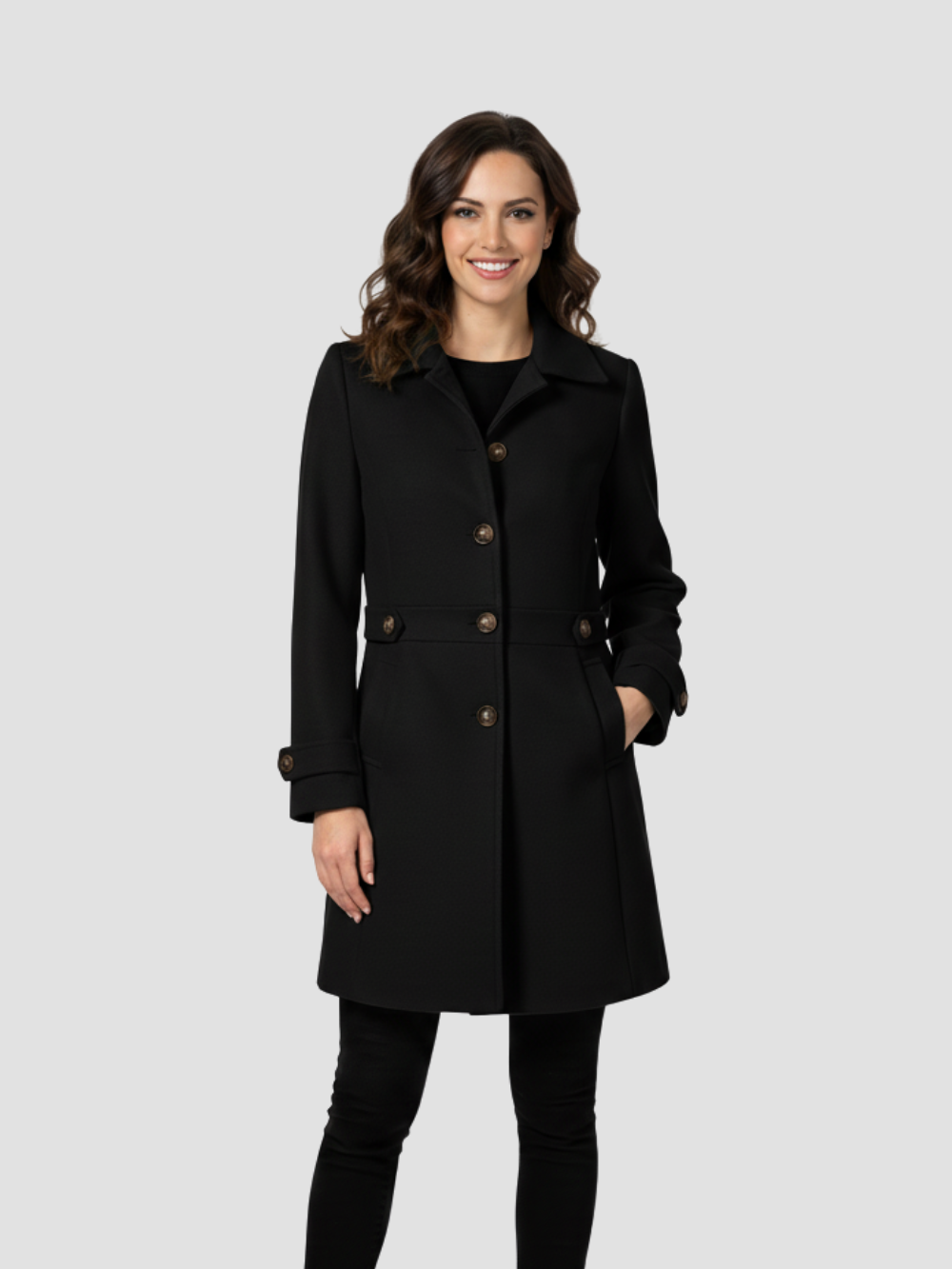 LUNARA | ABRIGO CLÁSICO DE MUJER – MODERNIDAD, CONFIANZA Y ESTILO DURADERO