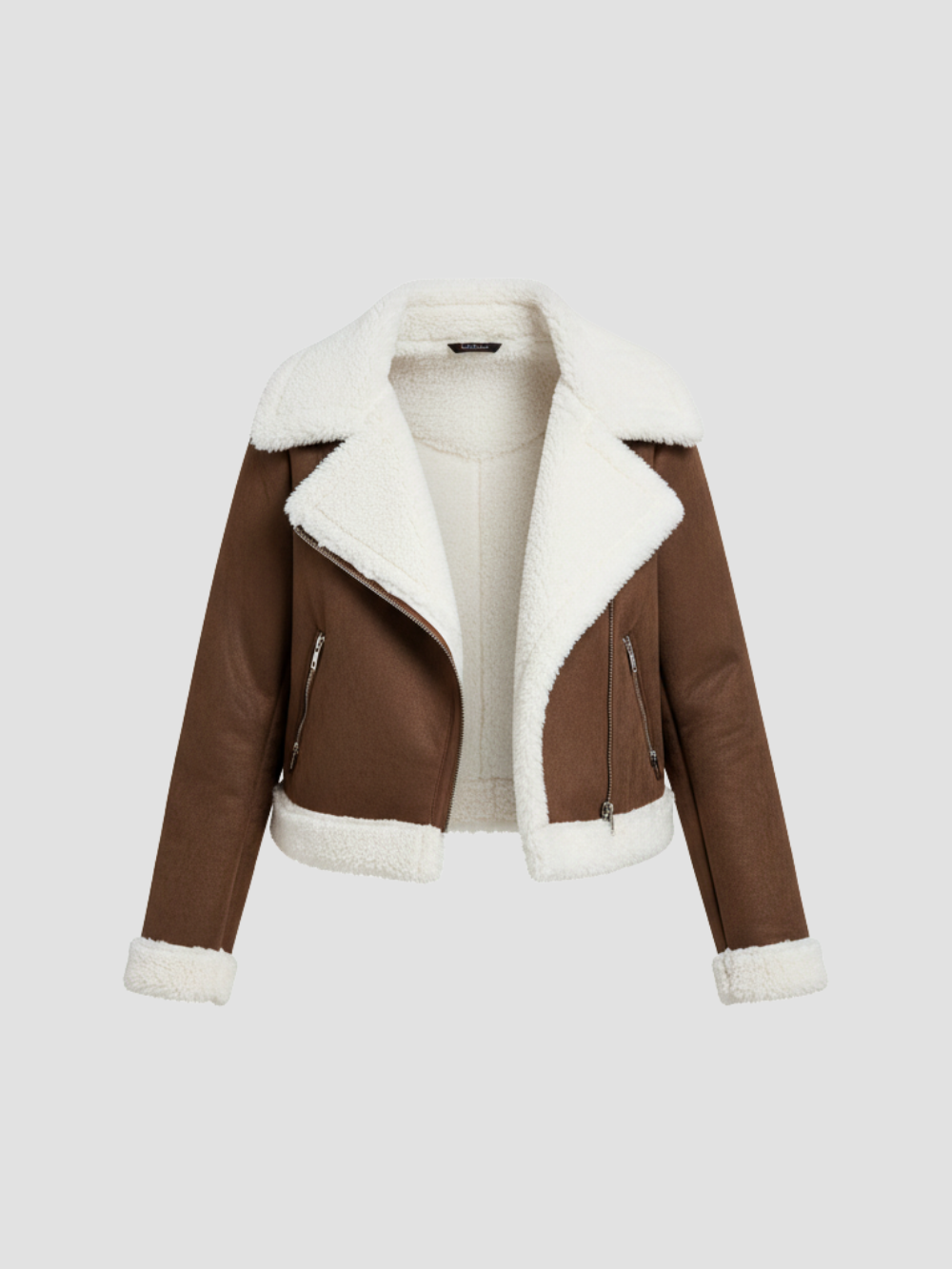 SORRELUXE | CHAQUETA DE MUJER CON DETALLES SHEARLING – SOFISTICACIÓN CÁLIDA PARA LA TEMPORADA FRÍA