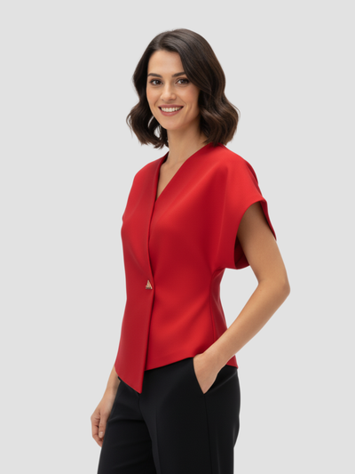 EUDOXIA | BLUSA DE CREPÉ PARA MUJER – EQUILIBRIO ENTRE SOFISTICACIÓN Y COMODIDAD