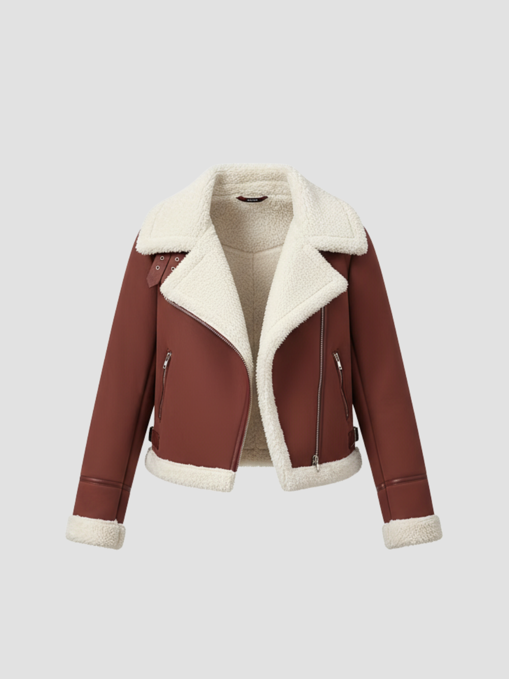 SORRELUXE | CHAQUETA DE MUJER CON DETALLES SHEARLING – SOFISTICACIÓN CÁLIDA PARA LA TEMPORADA FRÍA