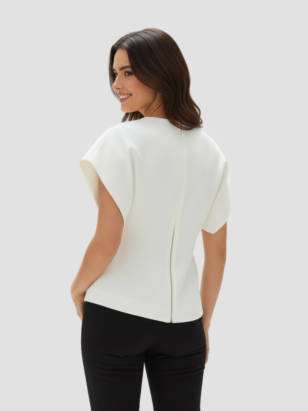 EUDOXIA | BLUSA DE CREPÉ PARA MUJER – EQUILIBRIO ENTRE SOFISTICACIÓN Y COMODIDAD