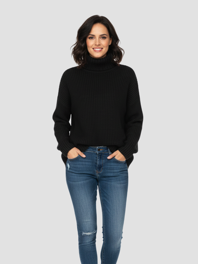 ARDENA | SUÉTER DE PUNTO ACANALADO PARA MUJER – DISEÑO ATEMPORAL CON ACABADO CHIC