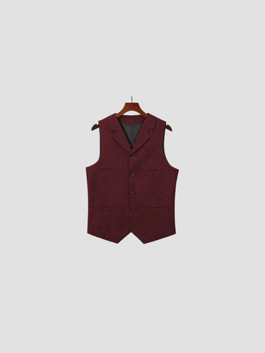 AURELIO | CHALECO DE SASTRERÍA | CORTE ELEGANTE Y VERSÁTIL