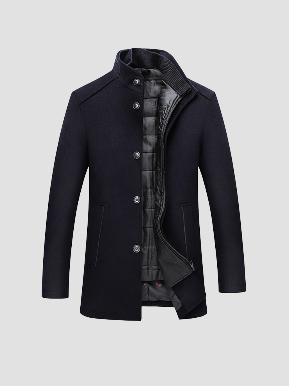 CRISANTO | ABRIGO DE TWEED PARA HOMBRE – CALIDEZ FUNCIONAL Y ESTILO SOFISTICADO