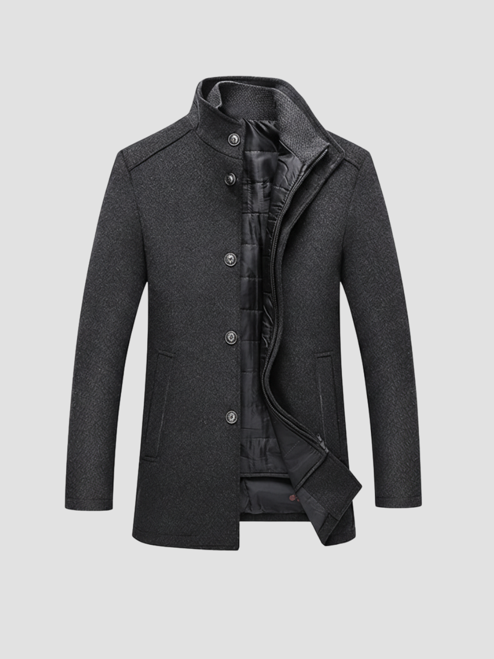 CRISANTO | ABRIGO DE TWEED PARA HOMBRE – CALIDEZ FUNCIONAL Y ESTILO SOFISTICADO