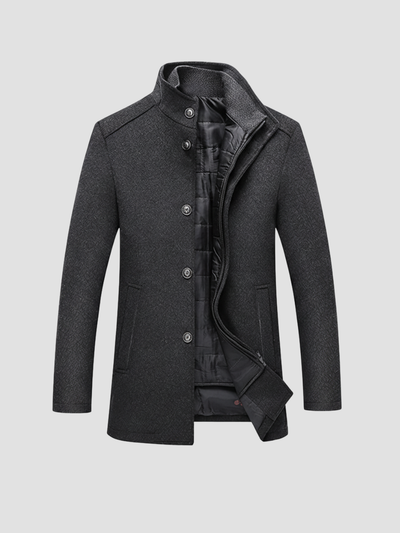 CRISANTO | ABRIGO DE TWEED PARA HOMBRE – CALIDEZ FUNCIONAL Y ESTILO SOFISTICADO