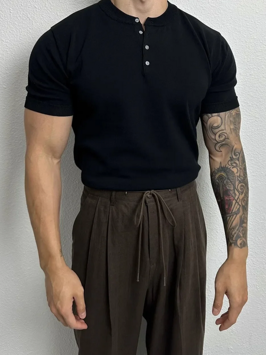 ENZO | HENLEY DE PUNTO | CONFORT Y ELEGANCIA