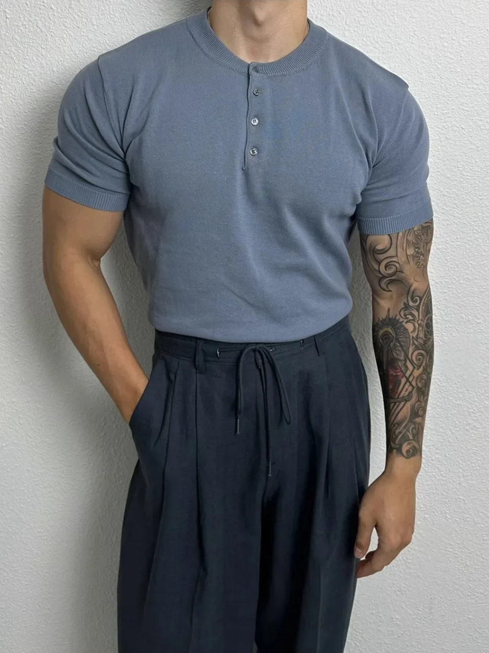 ENZO | HENLEY DE PUNTO | CONFORT Y ELEGANCIA