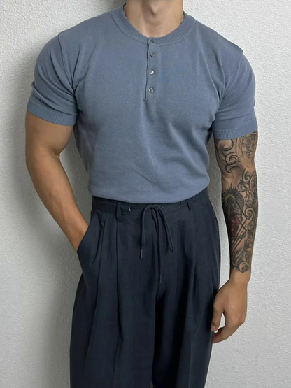ENZO | HENLEY DE PUNTO | CONFORT Y ELEGANCIA