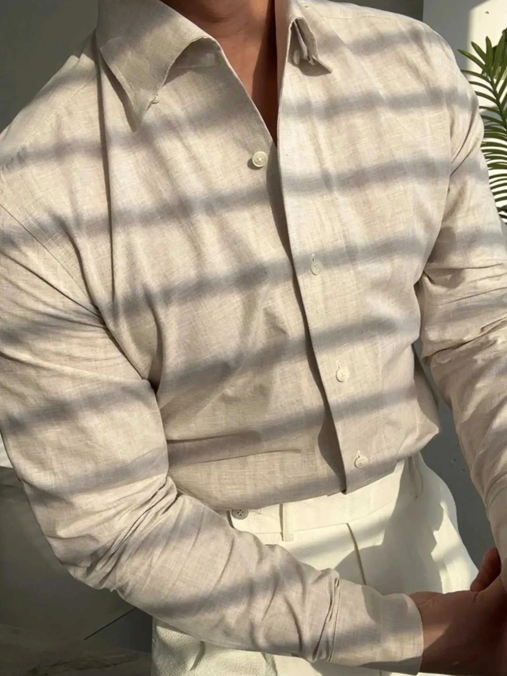 LUCERO | CAMISA LINO-ALGODÓN | ELEGANCIA LIGERA