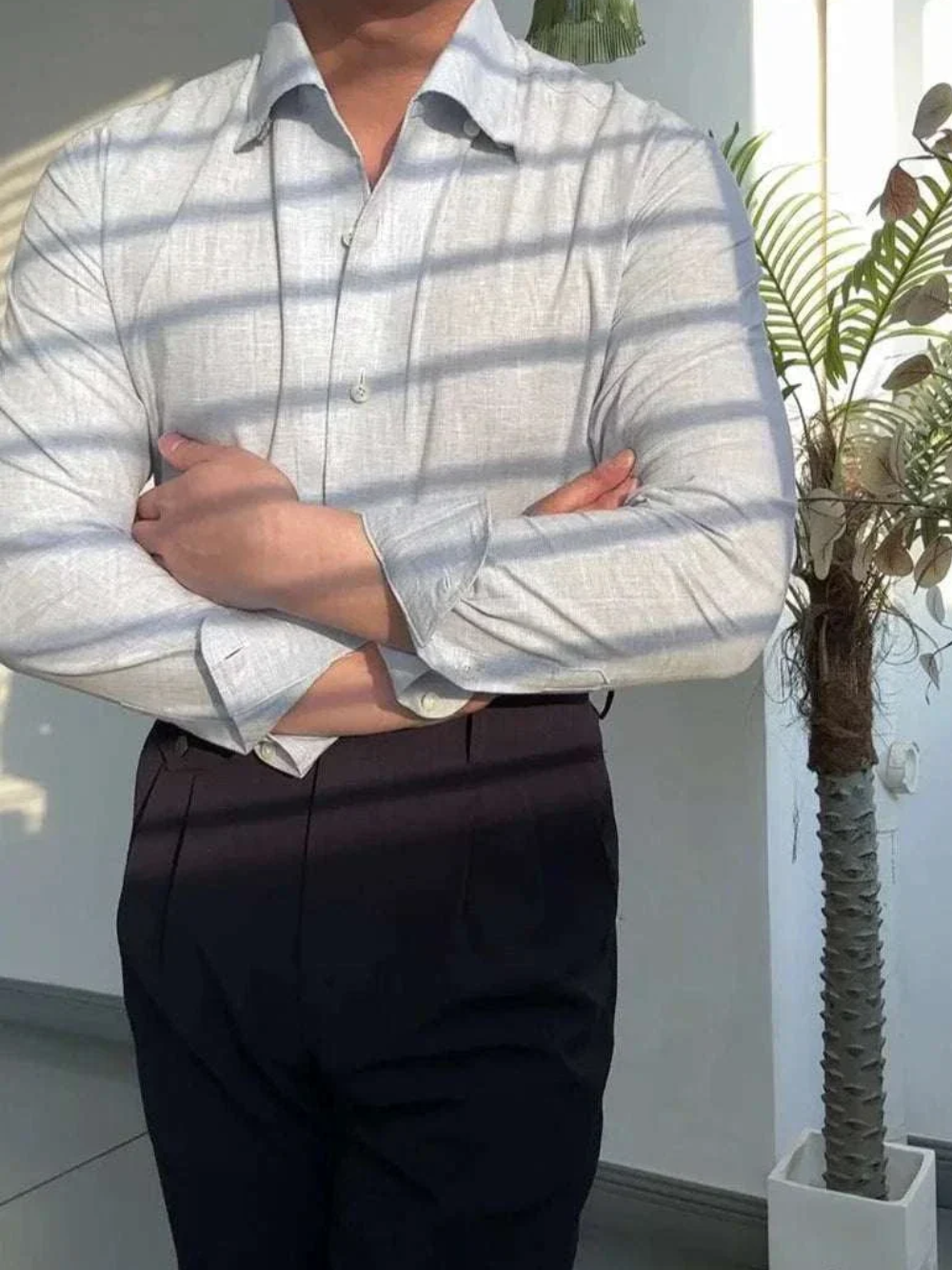 LUCERO | CAMISA LINO-ALGODÓN | ELEGANCIA LIGERA