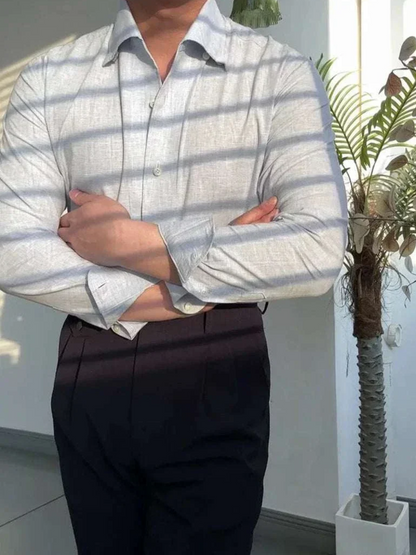 LUCERO | CAMISA LINO-ALGODÓN | ELEGANCIA LIGERA
