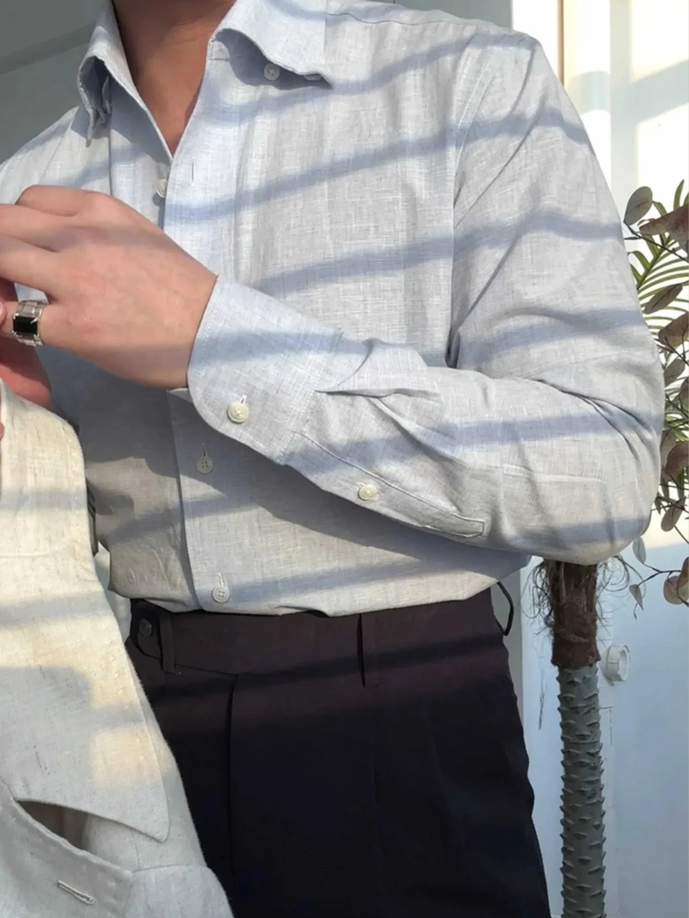 LUCERO | CAMISA LINO-ALGODÓN | ELEGANCIA LIGERA