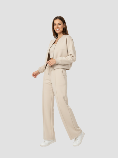 ZAHARA | CONJUNTO CASUAL CON CHAQUETA Y PANTALÓN – MINIMALISMO MODERNO Y ELEGANCIA SIN ESFUERZO