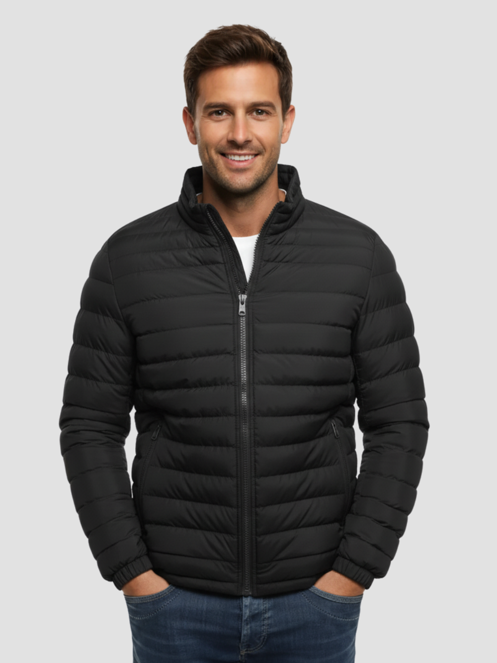 ARVIAN | CHAQUETA ACOLCHADA LIGERA PARA HOMBRE – CALIDEZ DIARIA Y VERSATILIDAD MODERNA