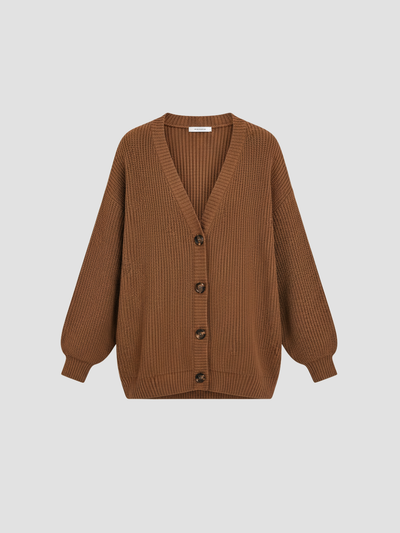 ARELISE | CÁRDIGAN DE PUNTO PARA MUJER – TEXTURA ACOGEDORA Y ESTILO SIN ESFUERZO