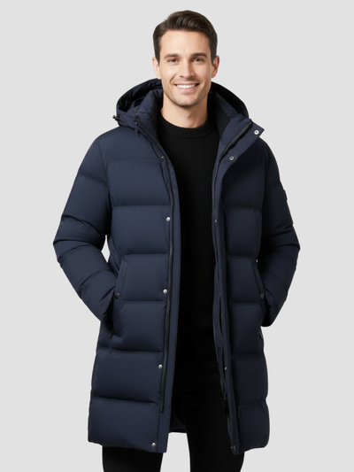 EZEQUÍAS | ABRIGO DE HOMBRE TIPO PUFFER – PROTECCIÓN INVERNAL Y DISEÑO ESTRUCTURADO