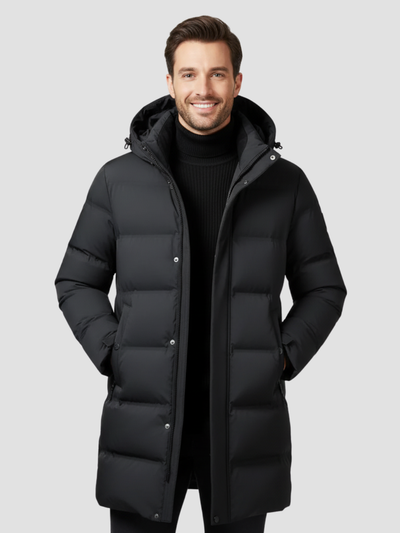 EZEQUÍAS | ABRIGO DE HOMBRE TIPO PUFFER – PROTECCIÓN INVERNAL Y DISEÑO ESTRUCTURADO
