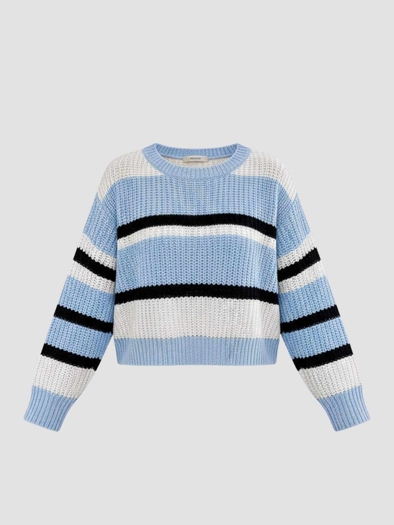 SORIELLE | SUÉTER DE PUNTO A RAYAS PARA MUJER – COMODIDAD SUAVE Y ESTILO DIARIO