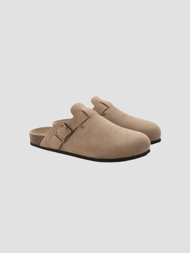 LEÓN | ZUECO DE ANTE | CONFORT Y TOQUE MEDITERRÁNEO