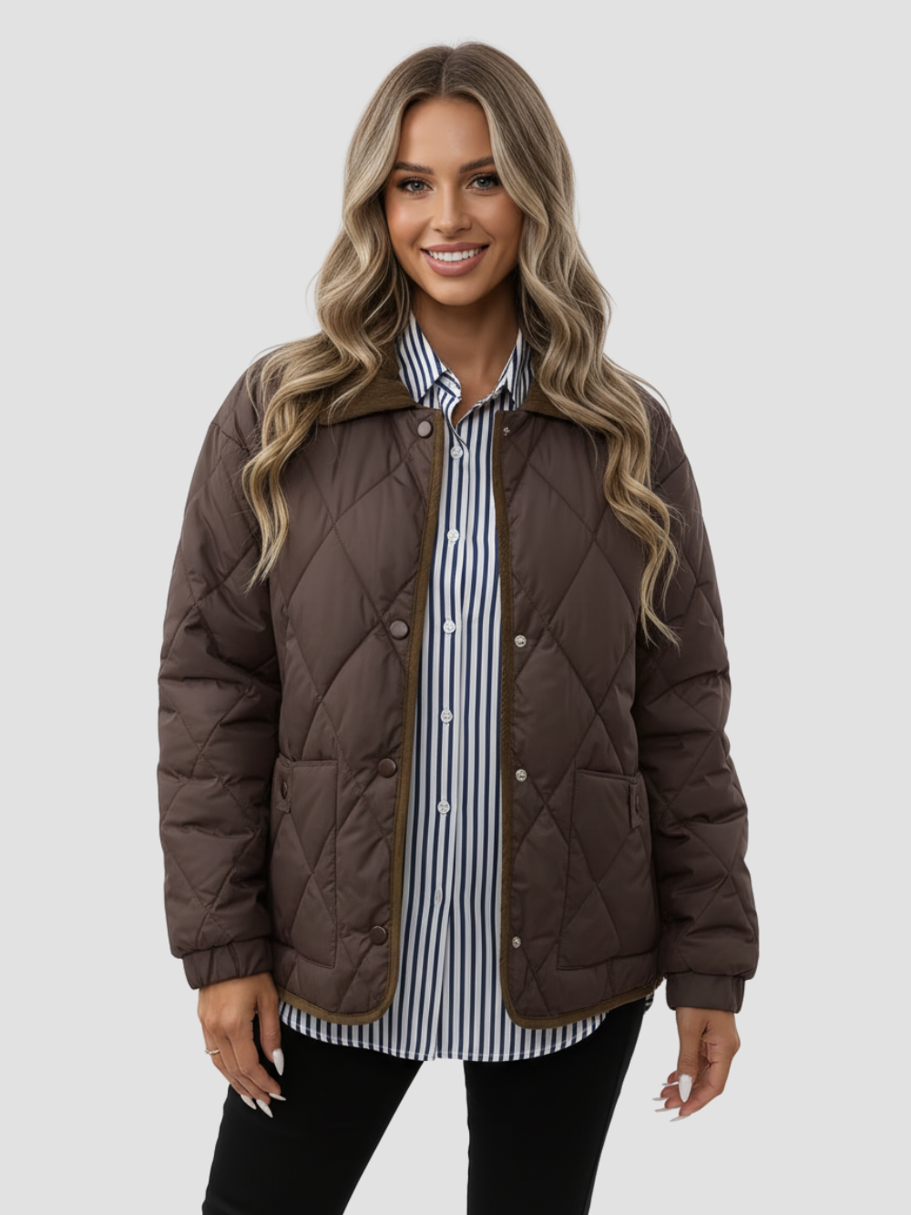 ALINDRA | CHAQUETA INVERNAL DE MUJER – DISEÑO ATEMPORAL Y CONFORT SUAVE