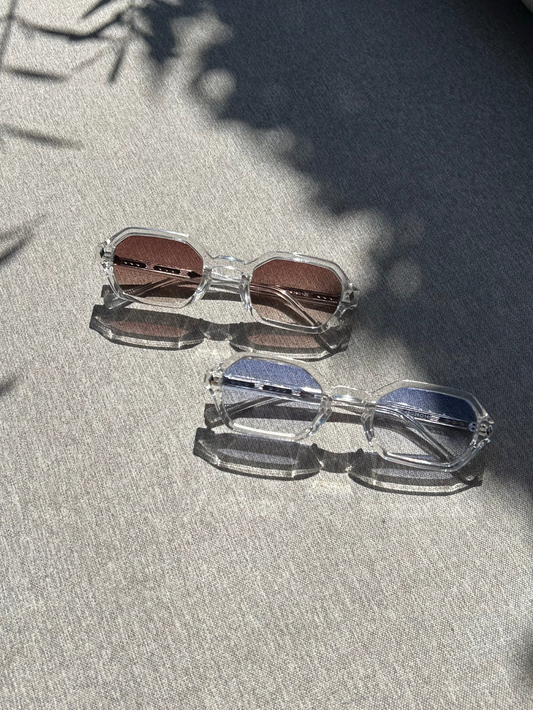 CLAIRÉ | GAFAS DE SOL | FORMAS PURAS EN TONOS CÁLIDOS