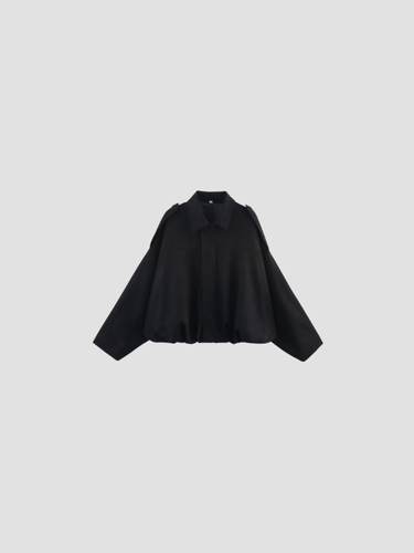 MAELIA | CHAQUETA OVERSIZE DE ANTE PARA MUJER – ELEGANCIA CONTEMPORÁNEA Y SILUETA RELAJADA