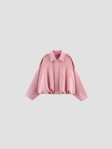 MAELIA | CHAQUETA OVERSIZE DE ANTE PARA MUJER – ELEGANCIA CONTEMPORÁNEA Y SILUETA RELAJADA