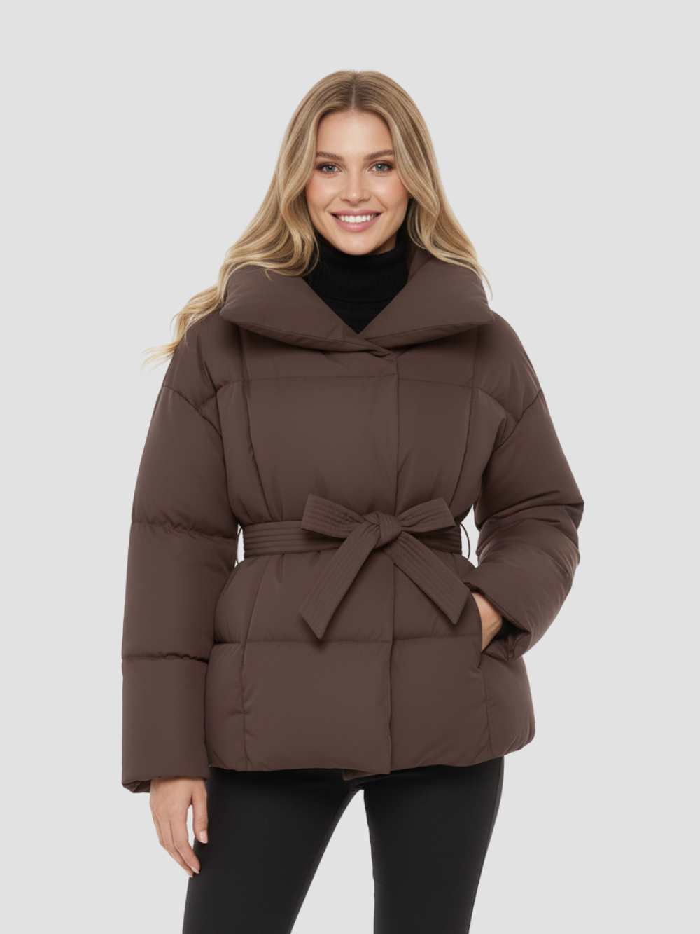 ELOWYNNE | ABRIGO INVERNAL PARA MUJER CON CINTURÓN – ELEGANCIA ACOGEDORA Y CUELLO MODERNO