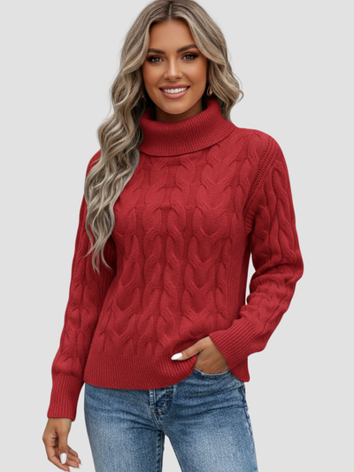 VALERIA | JERSEY DE CUELLO ALTO | ELEGANCIA Y COMODIDAD