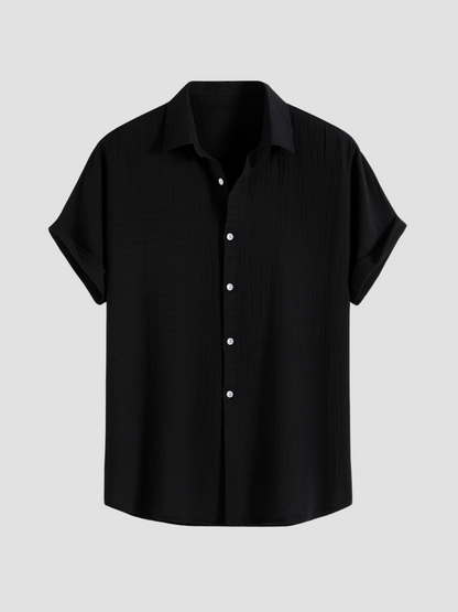 NICOLÁS | CAMISA LINO HOMBRE | MANGAS CORTAS Y LIGEREZA