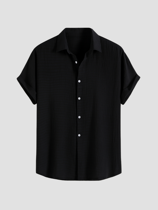 NICOLÁS | CAMISA LINO HOMBRE | MANGAS CORTAS Y LIGEREZA