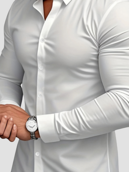 THIAGO | CAMISA ELÁSTICA | ELEGANCIA CONTEMPORÁNEA