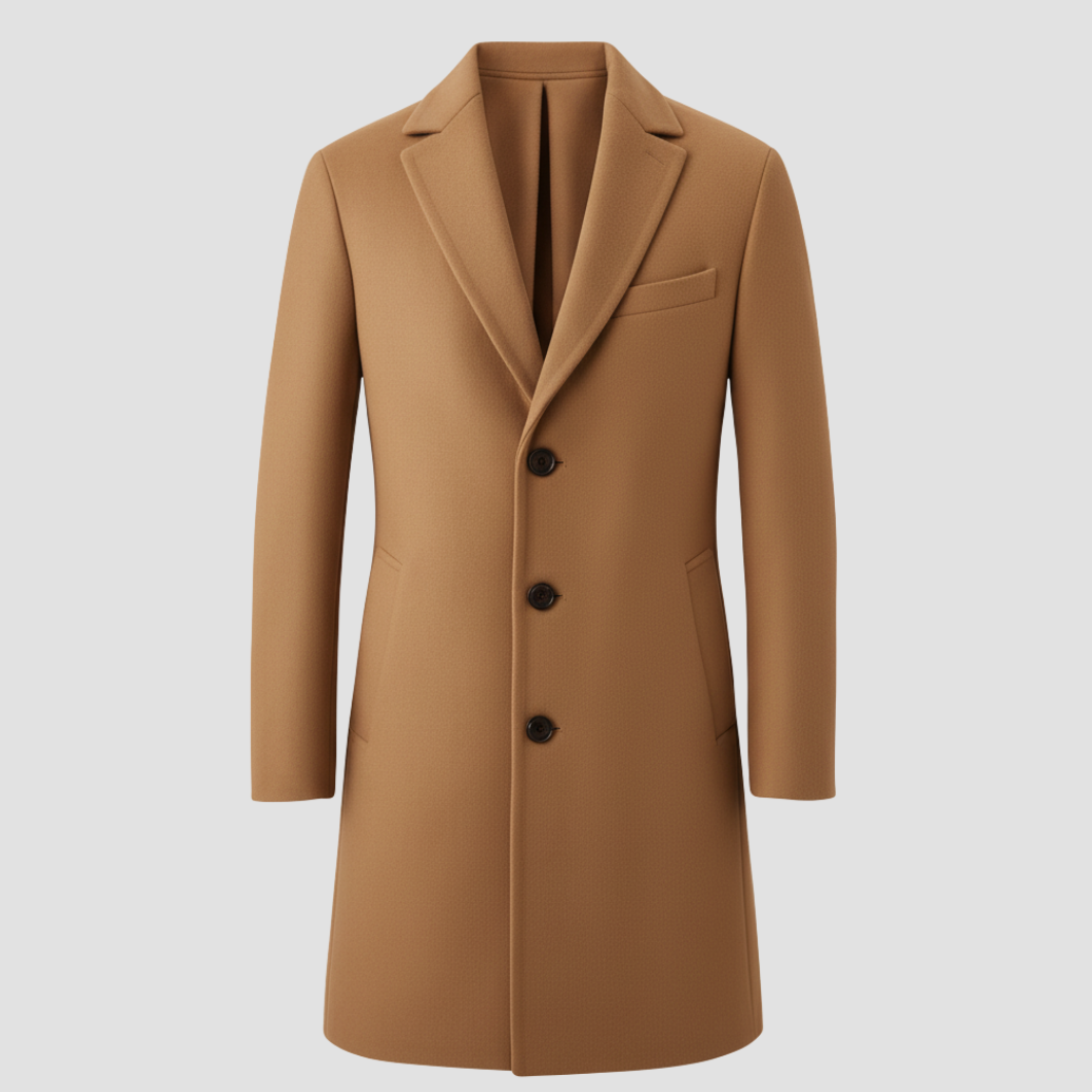 VALENTE | ABRIGO DE HOMBRE DE CORTE LARGO – SOFISTICACIÓN MODERNA Y CALIDEZ