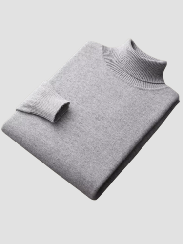 SAÚL | JERSEY DE CUELLO ALTO | LOOK MINIMALISTA Y VERSÁTIL