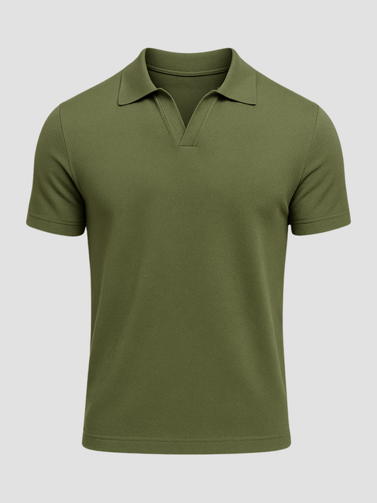 MATEO | POLO HOMBRE ABIERTO | LOOK CASUAL Y REFINADO