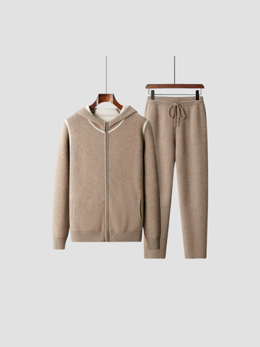 LÁZARO | CONJUNTO DE HOMBRE | SUDADERA Y PANTALÓN DE CACHEMIRA