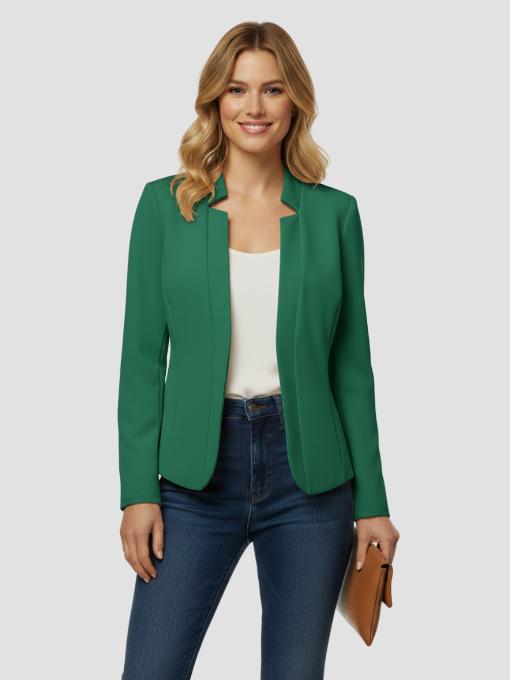 LYNAVERA | BLAZER ABIERTO DE MUJER – ELEGANCIA MODERNA Y VERSATILIDAD DIARIA