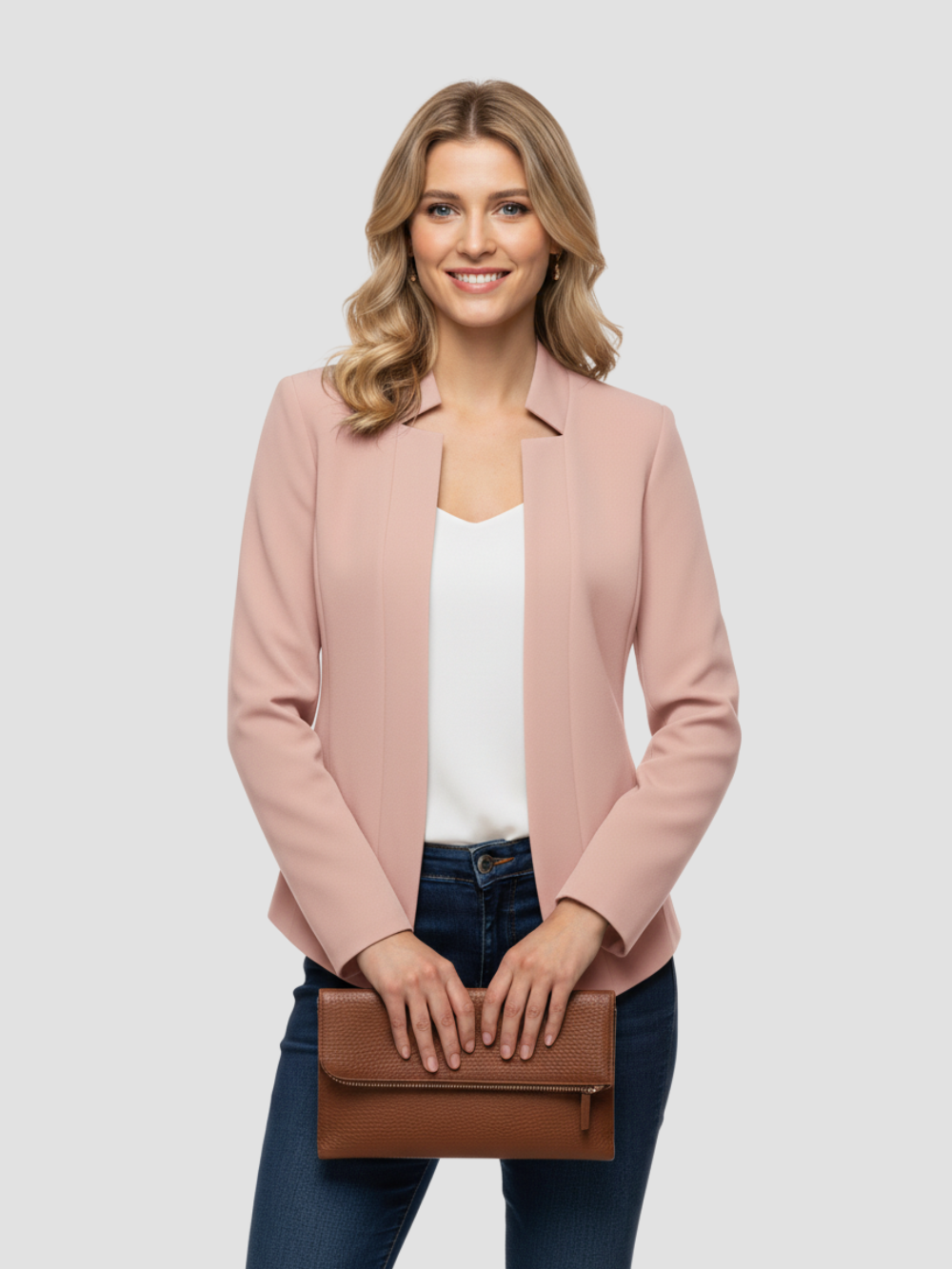 LYNAVERA | BLAZER ABIERTO DE MUJER – ELEGANCIA MODERNA Y VERSATILIDAD DIARIA