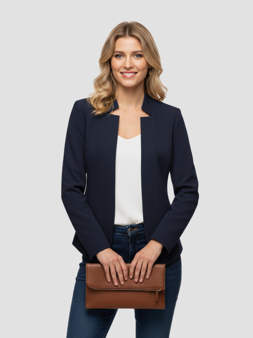 LYNAVERA | BLAZER ABIERTO DE MUJER – ELEGANCIA MODERNA Y VERSATILIDAD DIARIA