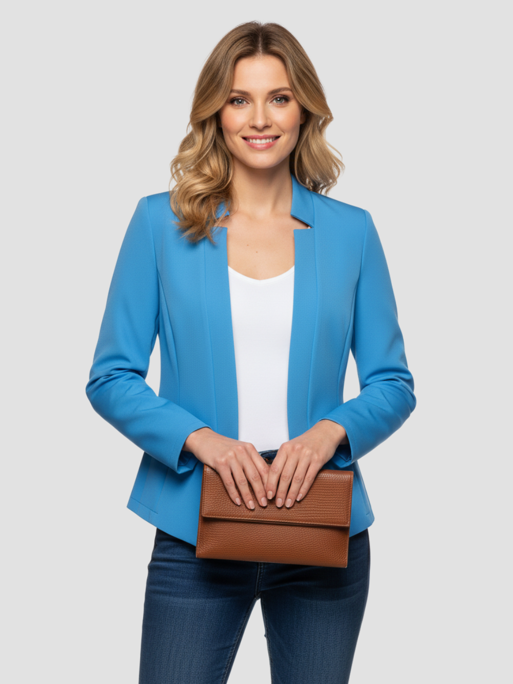 LYNAVERA | BLAZER ABIERTO DE MUJER – ELEGANCIA MODERNA Y VERSATILIDAD DIARIA